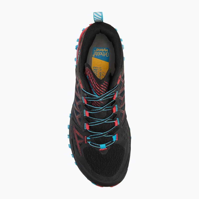 La Sportiva Bushido III GTX black/ hibiscus women's running shoe 5