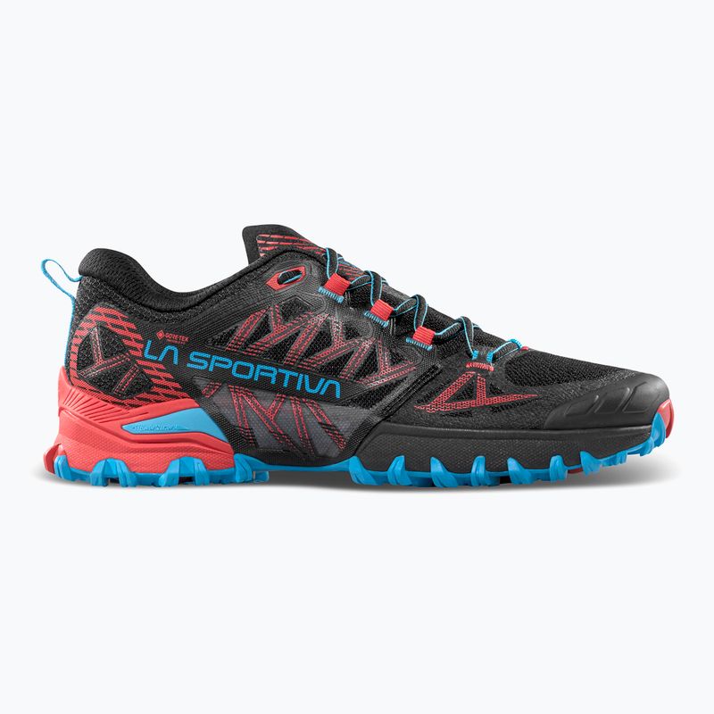 La Sportiva Bushido III GTX black/ hibiscus women's running shoe 9