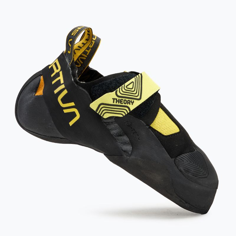 Men's La Sportiva Theory climbing shoe yellow/black 2