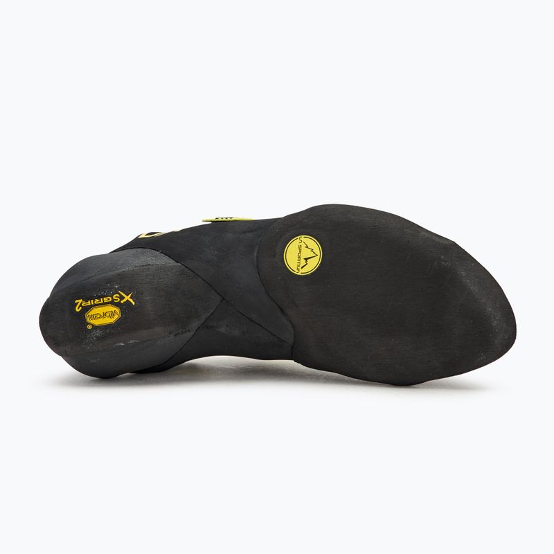 Men's La Sportiva Theory climbing shoe yellow/black 4