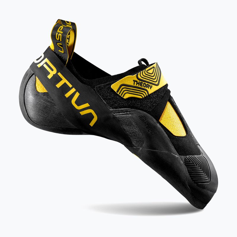 Men's La Sportiva Theory climbing shoe yellow/black 7