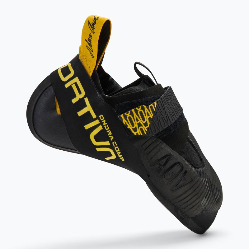 La Sportiva Ondra Comp climbing shoe black/ yellow 2