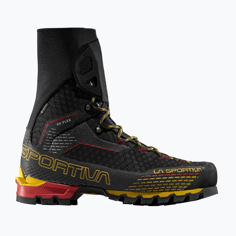 Men's La Sportiva Trango Pro GTX mountain boots black/ yellow 9