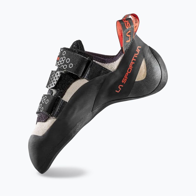 Women's climbing shoes La Sportiva Miura VS white/cherry tomato 3