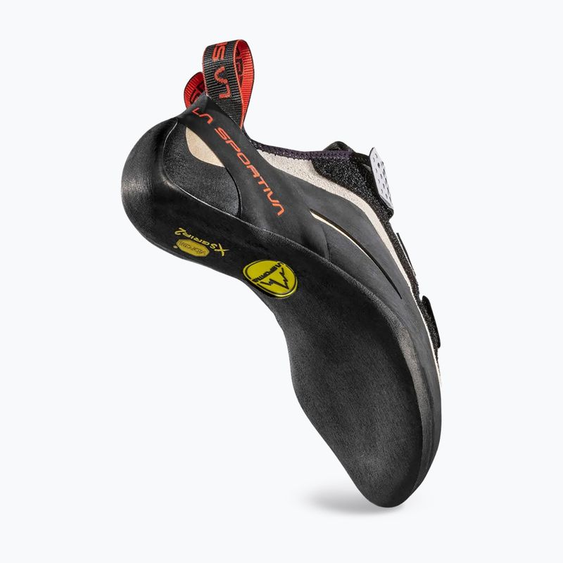 Women's climbing shoes La Sportiva Miura VS white/cherry tomato 4