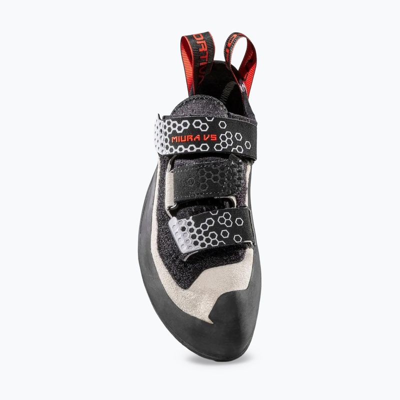 Women's climbing shoes La Sportiva Miura VS white/cherry tomato 6