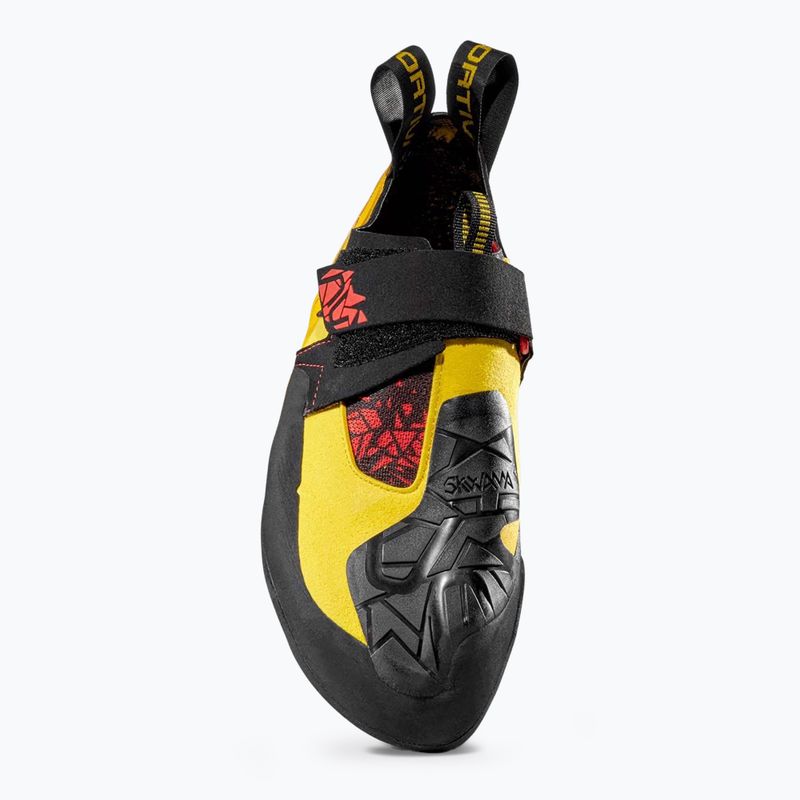 La Sportiva Skwama climbing shoe black/ yellow 5