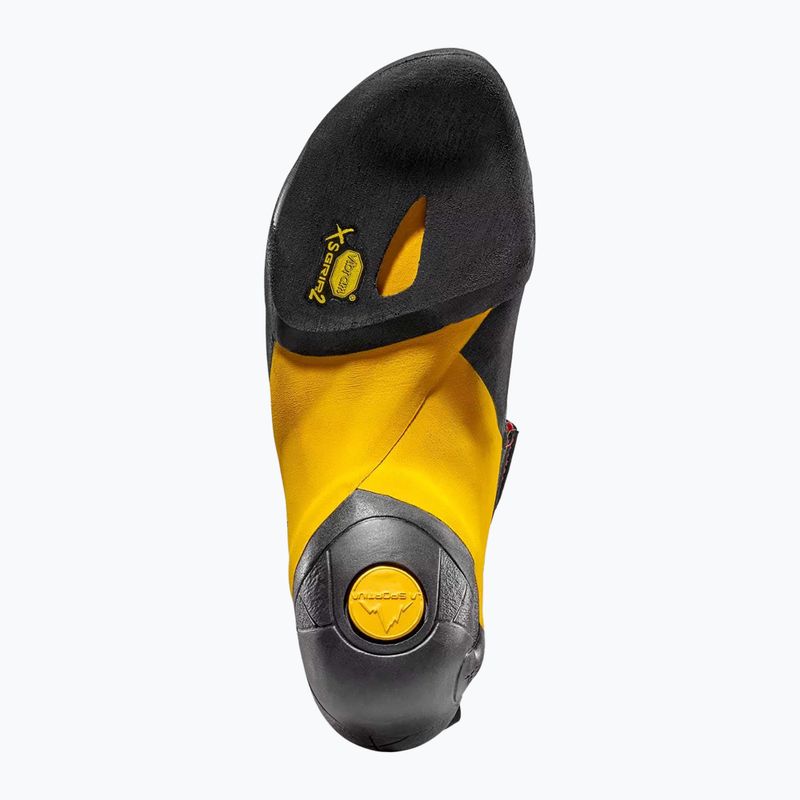 La Sportiva Skwama climbing shoe black/ yellow 6