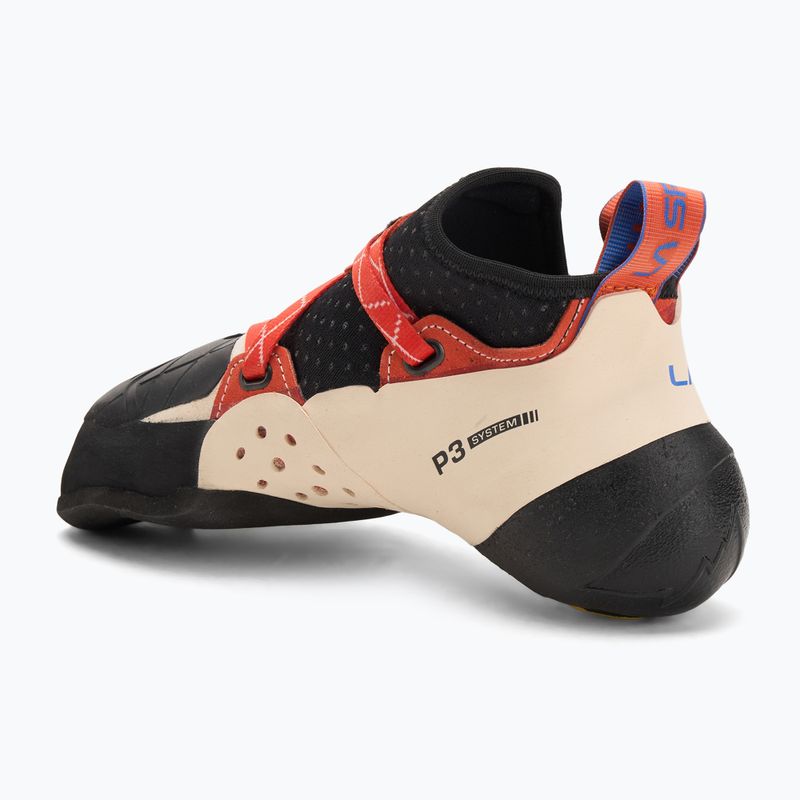 Women's climbing shoes La Sportiva Solution white/lily orange 3