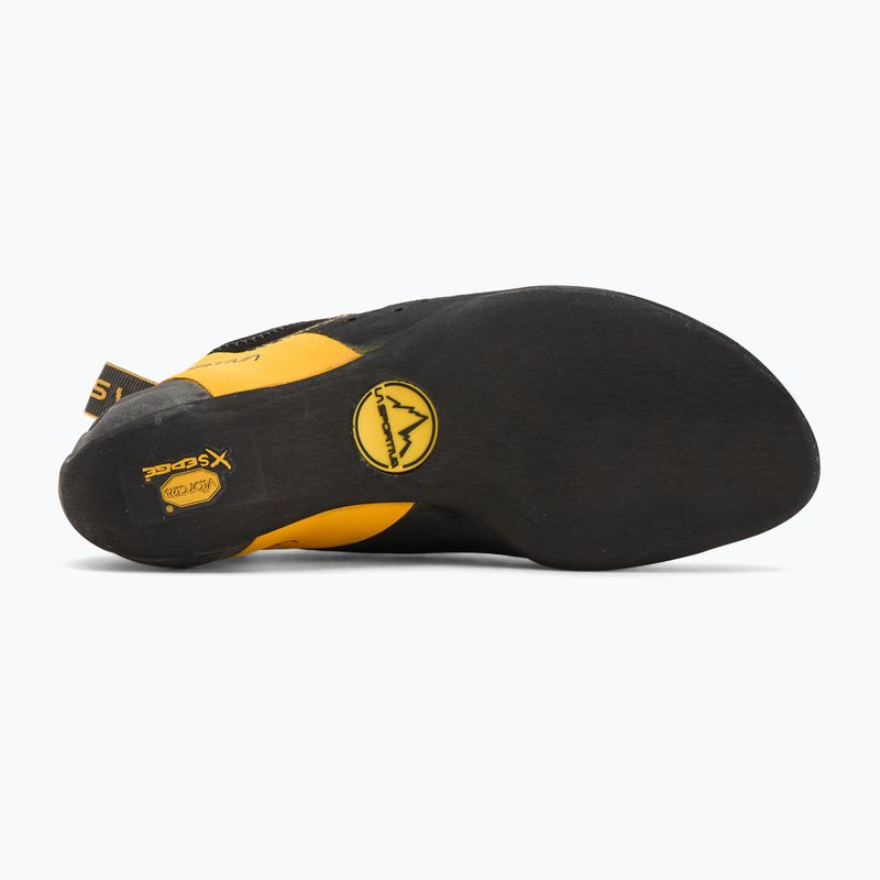 Men's La Sportiva Katana Laces climbing shoe yellow/black 4