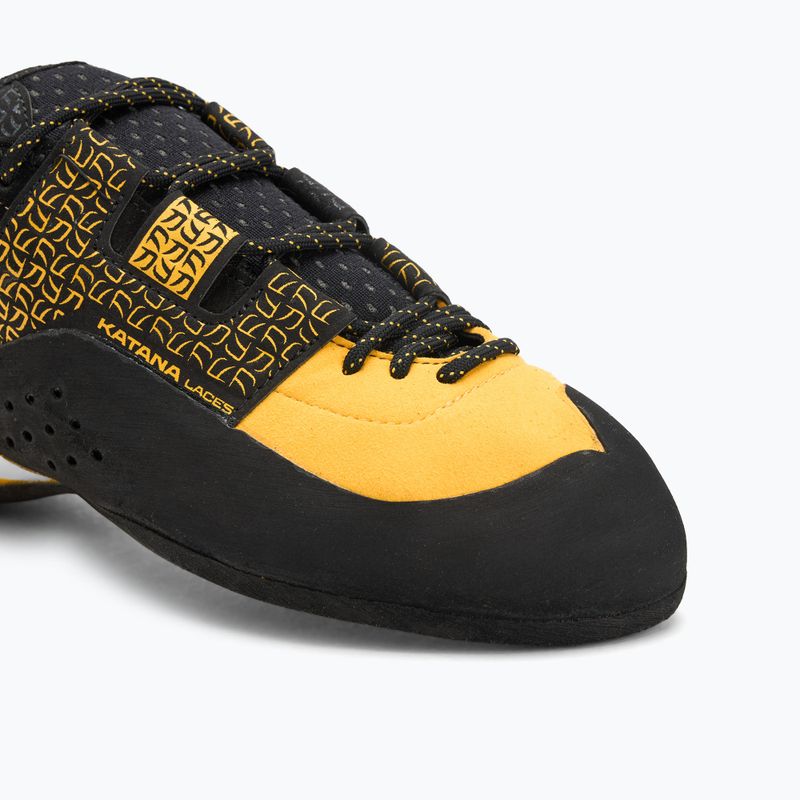Men's La Sportiva Katana Laces climbing shoe yellow/black 7