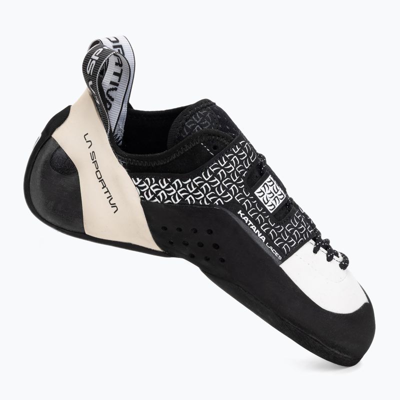 La Sportiva children's climbing shoe Katana Laces white/black 2