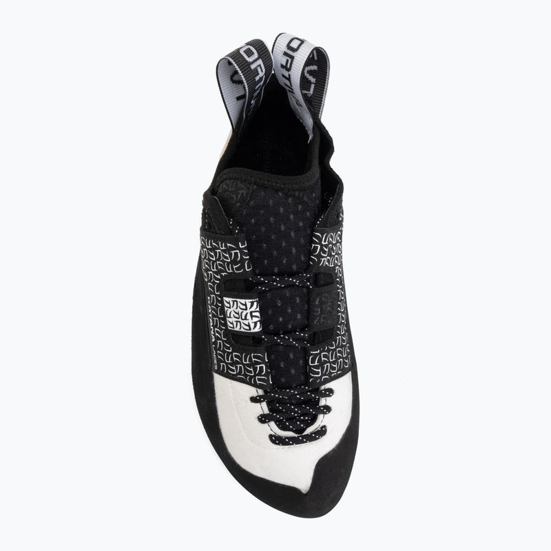 La Sportiva children's climbing shoe Katana Laces white/black 5