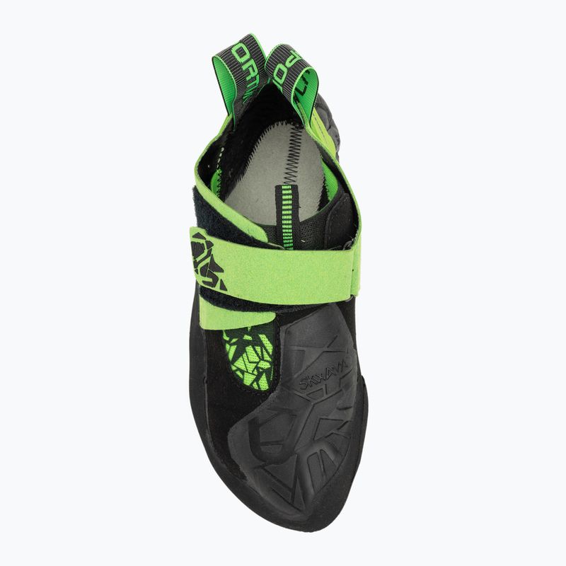 Climbing shoes La Sportiva Skwama Vegan black/flash green 5