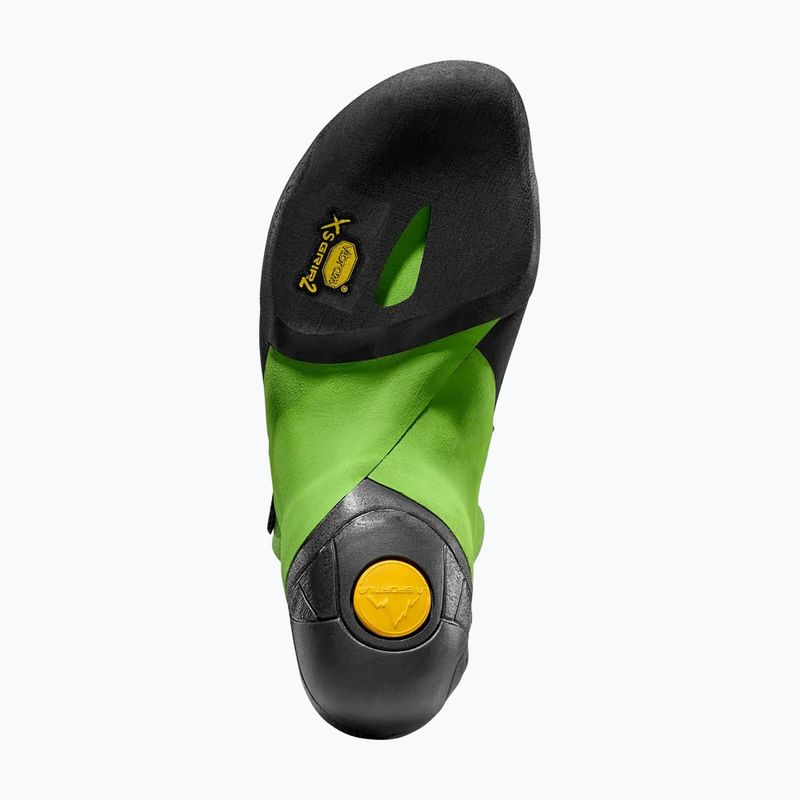 Men's climbing shoes La Sportiva Skwama Vegan black/flash green 5