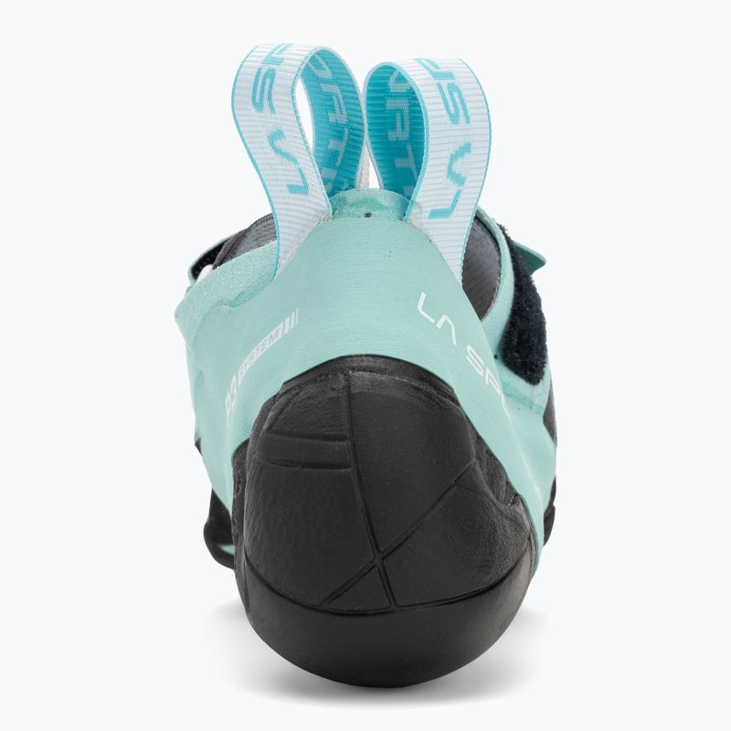 La Sportiva Skwama Vegan carbon / turquoise women's climbing shoe 6