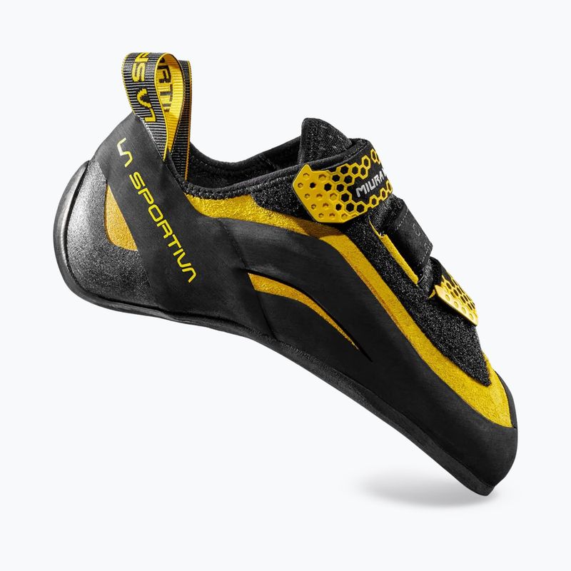 Men's climbing shoes La Sportiva Miura VS black/yellow 2