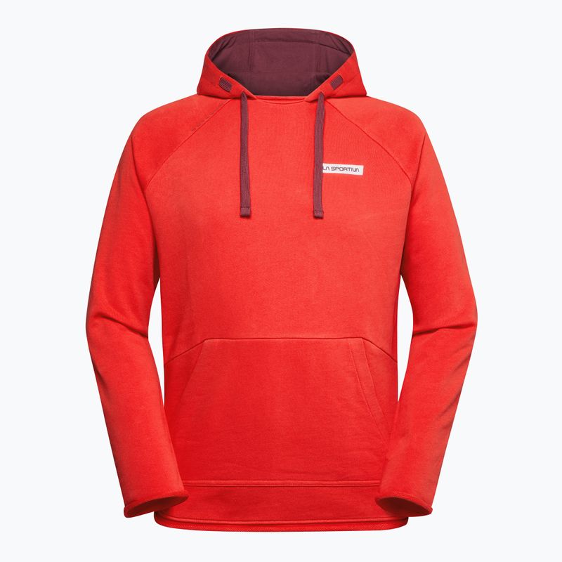 Men's trekking sweatshirt La Sportiva Telendos Hoody mountain red 3