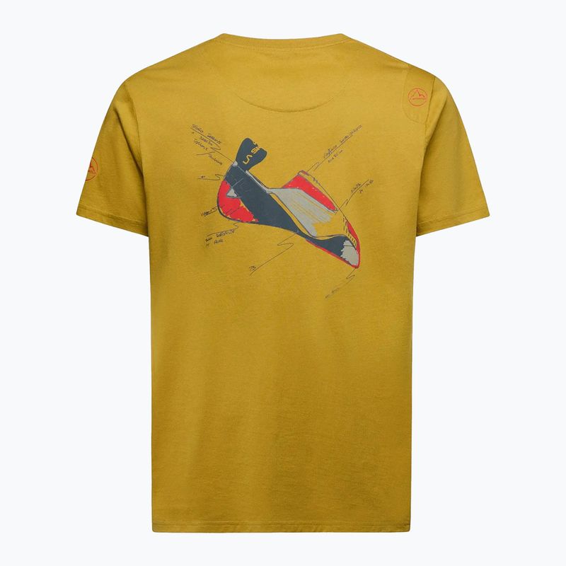Men's T-shirt La Sportiva Mantra savana/mountain red 2