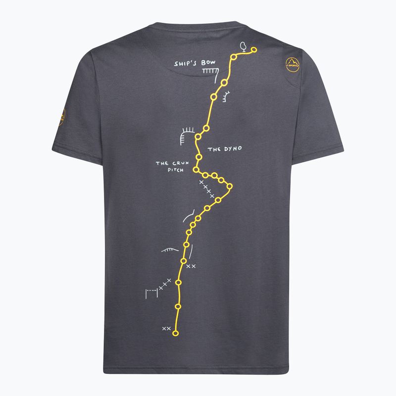 La Sportiva men's Dawn Wall onyx T-shirt 4