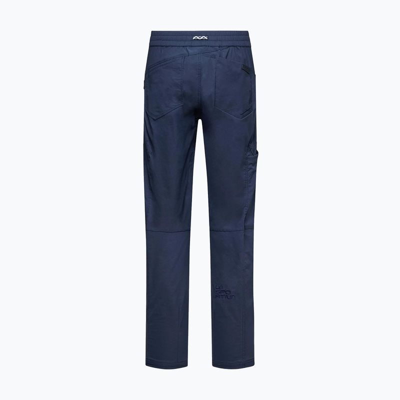 Men's climbing trousers La Sportiva Talus night sky/chalk 4