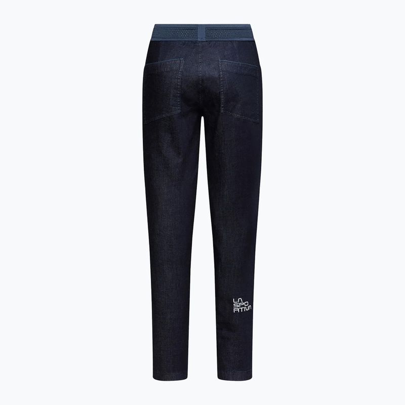 Women's climbing trousers La Sportiva Cave Jeans denim/night sky 4