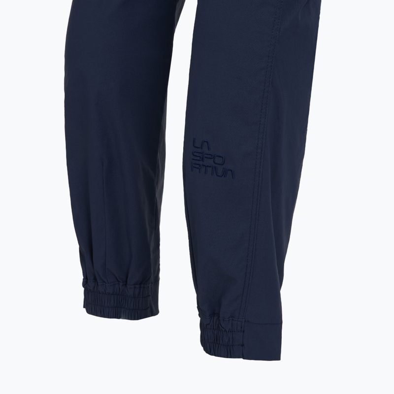 Women's climbing trousers La Sportiva Mantra night sky/chalk 5