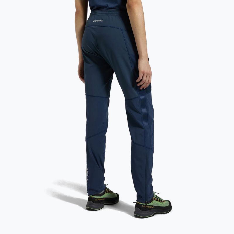 Women's trekking trousers La Sportiva Aequilibrium night sky/chalk 2