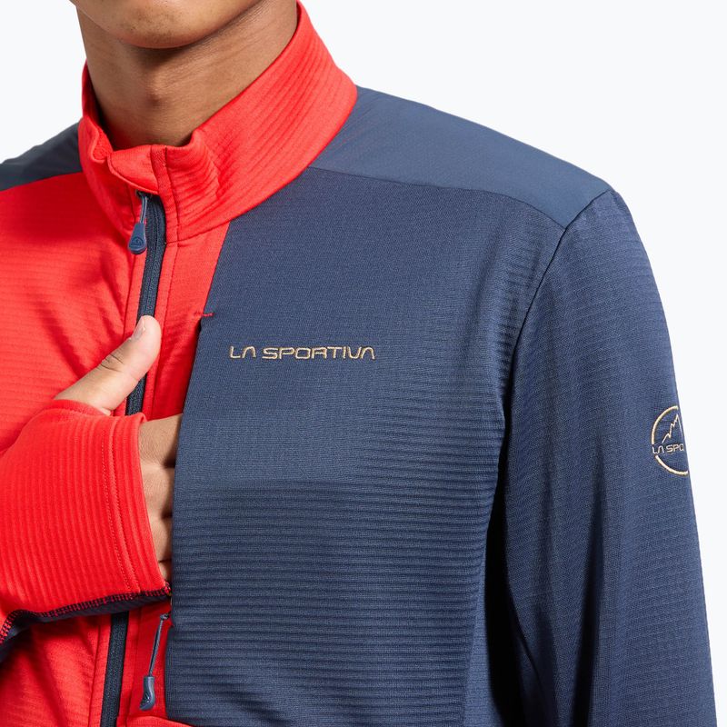 Men's La Sportiva True North mountain red / night sky wind jacket 3