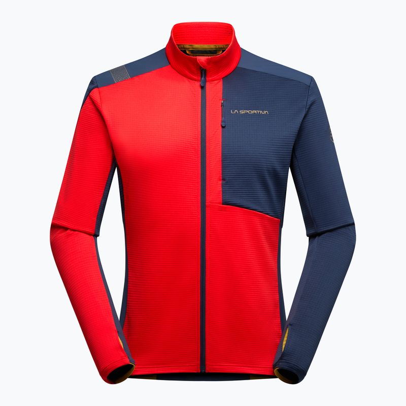 Men's La Sportiva True North mountain red / night sky wind jacket 4