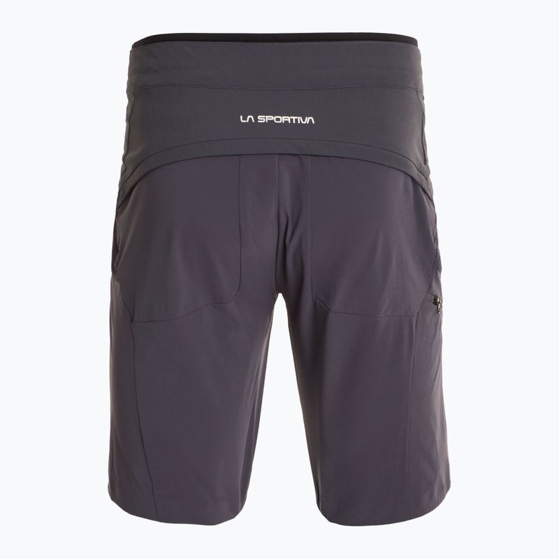 Men's trekking shorts La Sportiva Monument onyx/chalk 2
