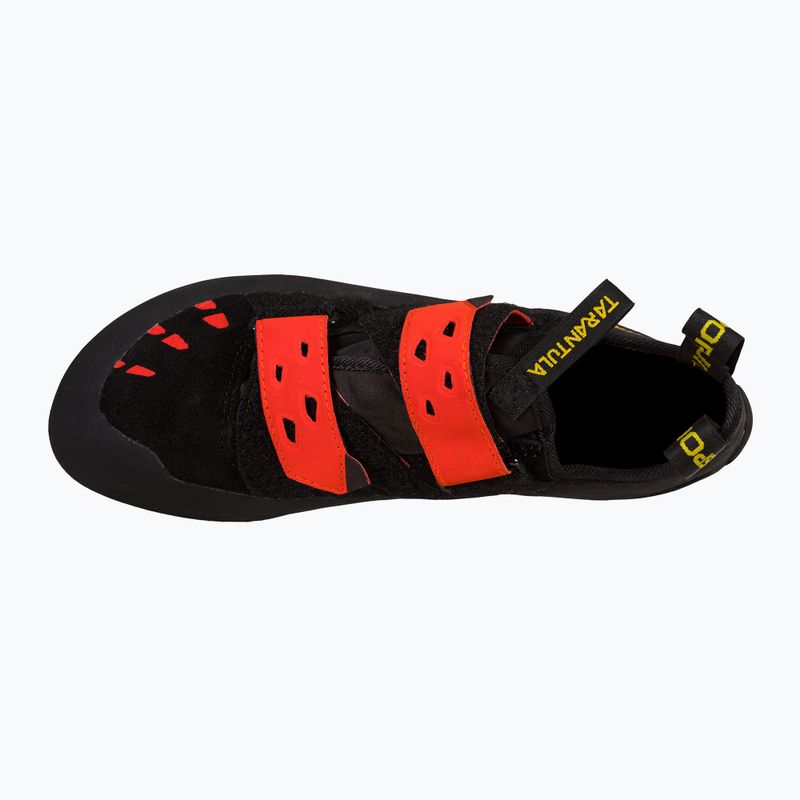 La Sportiva men's climbing shoes Tarantula black/poppy 6