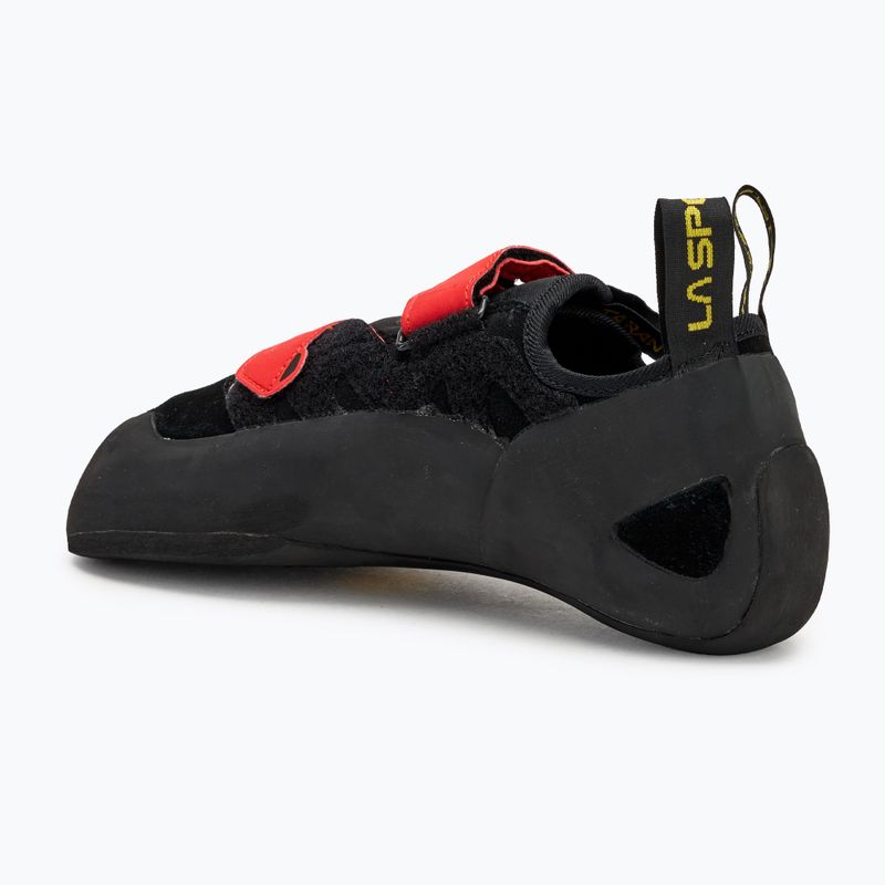 La Sportiva men's climbing shoes Tarantula black/poppy 3