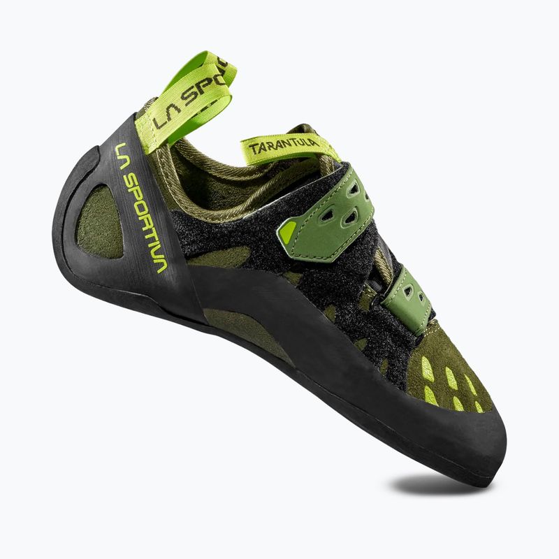 Men's climbing shoes La Sportiva Tarantula olive/neon