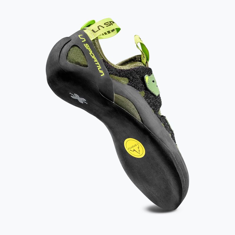 Men's climbing shoes La Sportiva Tarantula olive/neon 4