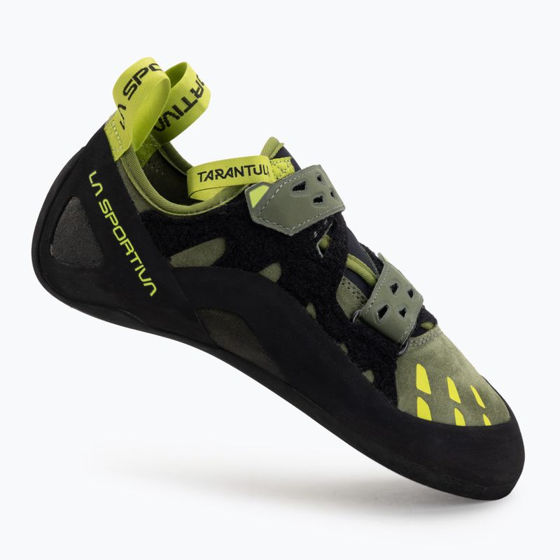 Men's climbing shoes La Sportiva Tarantula olive/neon 2