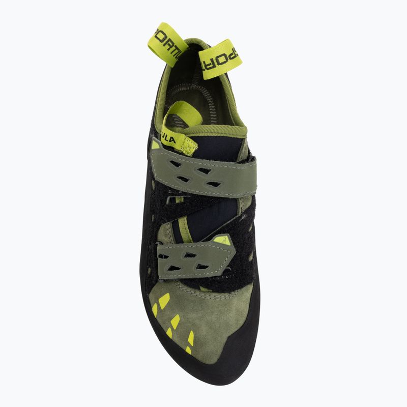 Men's climbing shoes La Sportiva Tarantula olive/neon 6