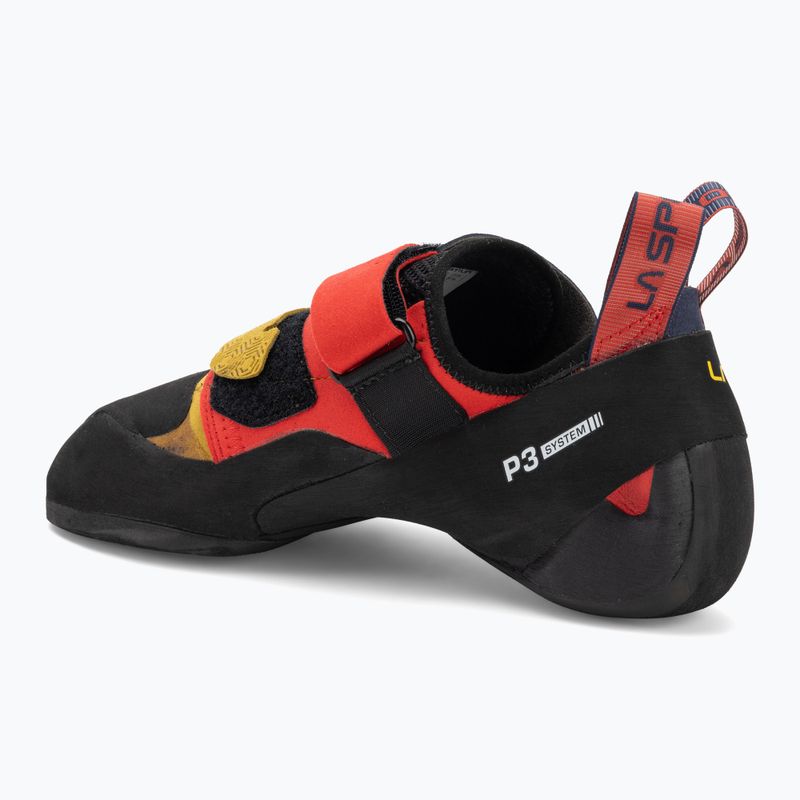 Men's La Sportiva Kubo savana climbing shoe / mountain red 3