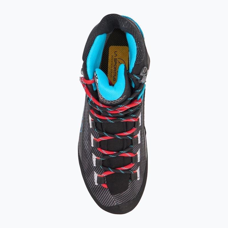 La Sportiva women's trekking shoes Aequilibrium Hike GTX S25 carbon/malibu blue 5