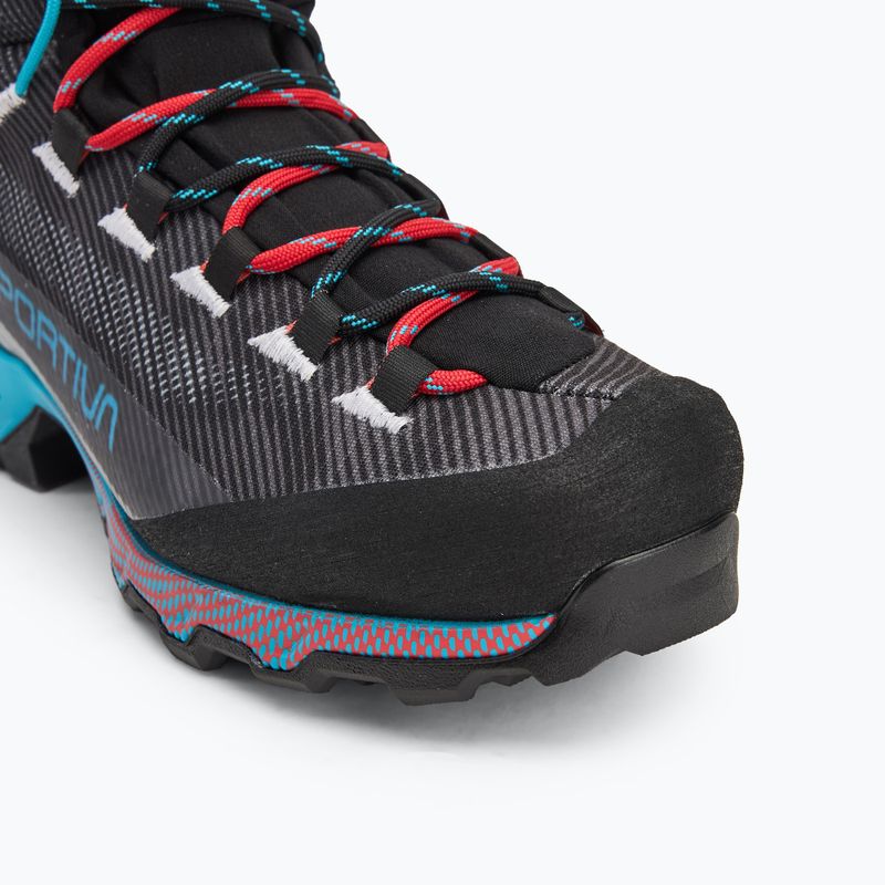 La Sportiva women's trekking shoes Aequilibrium Hike GTX S25 carbon/malibu blue 7