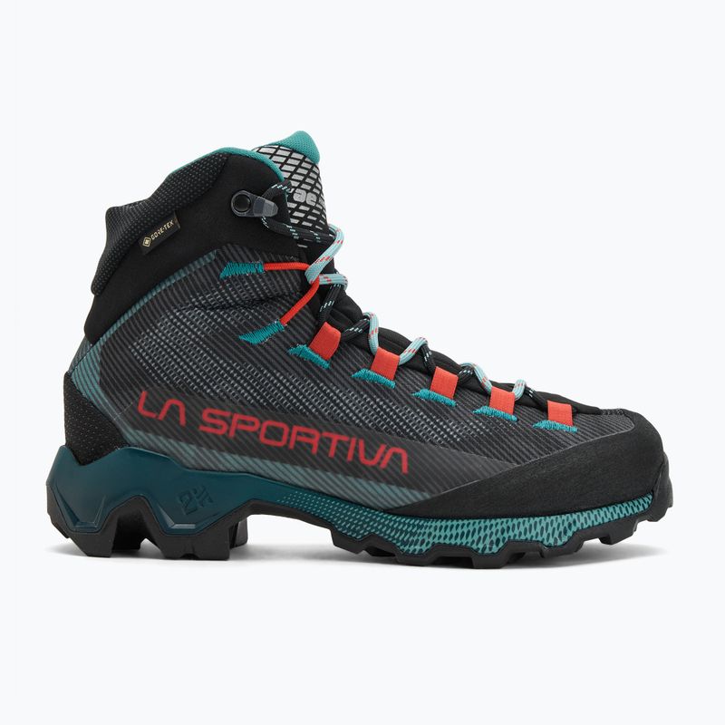 Women's trekking boots La Sportiva Aequilibrium Hike GTX SW24 carbon/ everglade 2