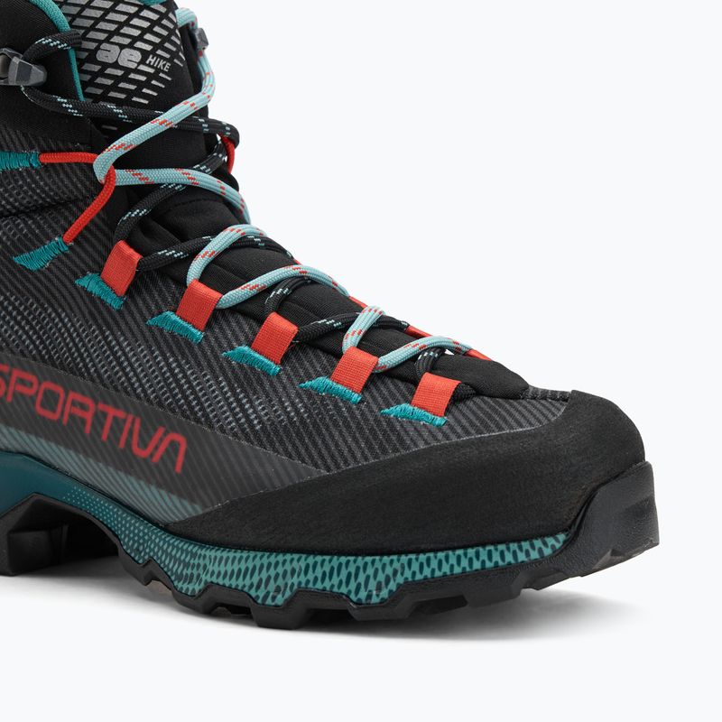 Women's trekking boots La Sportiva Aequilibrium Hike GTX SW24 carbon/ everglade 7