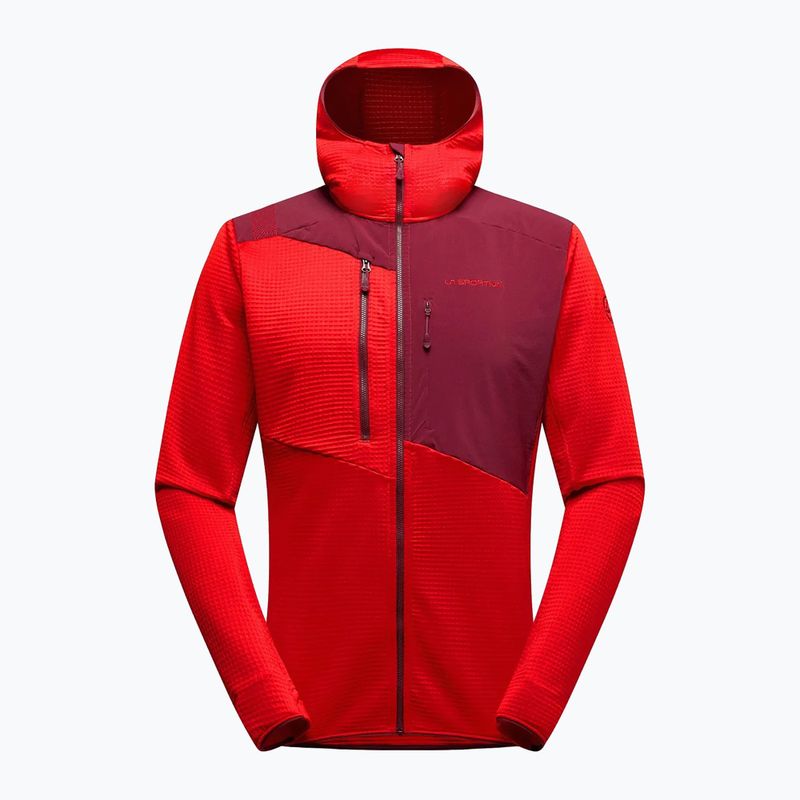 Men's thermal sweatshirt La Sportiva Lucendro Thermal Hoody mountain red/redwood 3