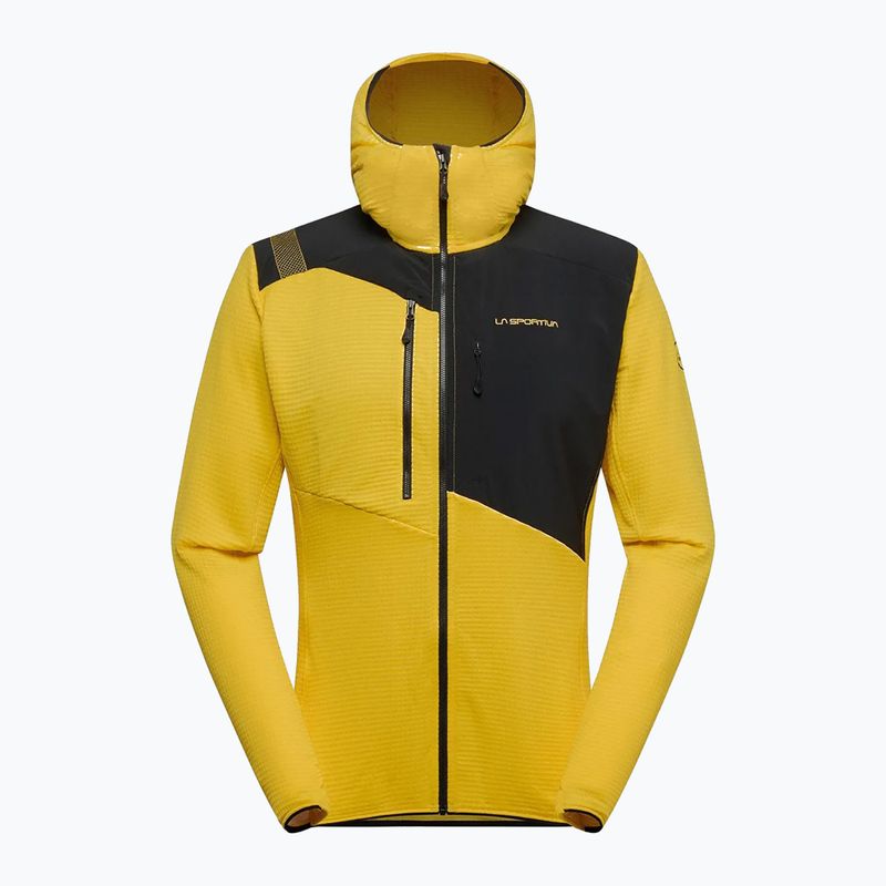 Men's thermal hoodie La Sportiva Lucendro Thermal Hoody yellow/black 4