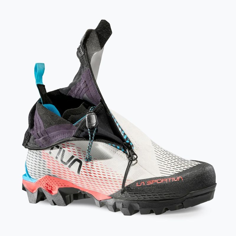 Women's mountaineering boots La Sportiva Aequilibrium Speed GTX white/hibiscus 3