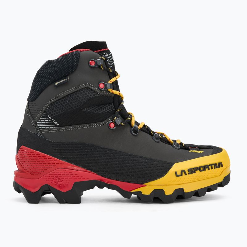 Men's mountaineering boots La Sportiva Aequilibrium LT GTX black/yellow 2