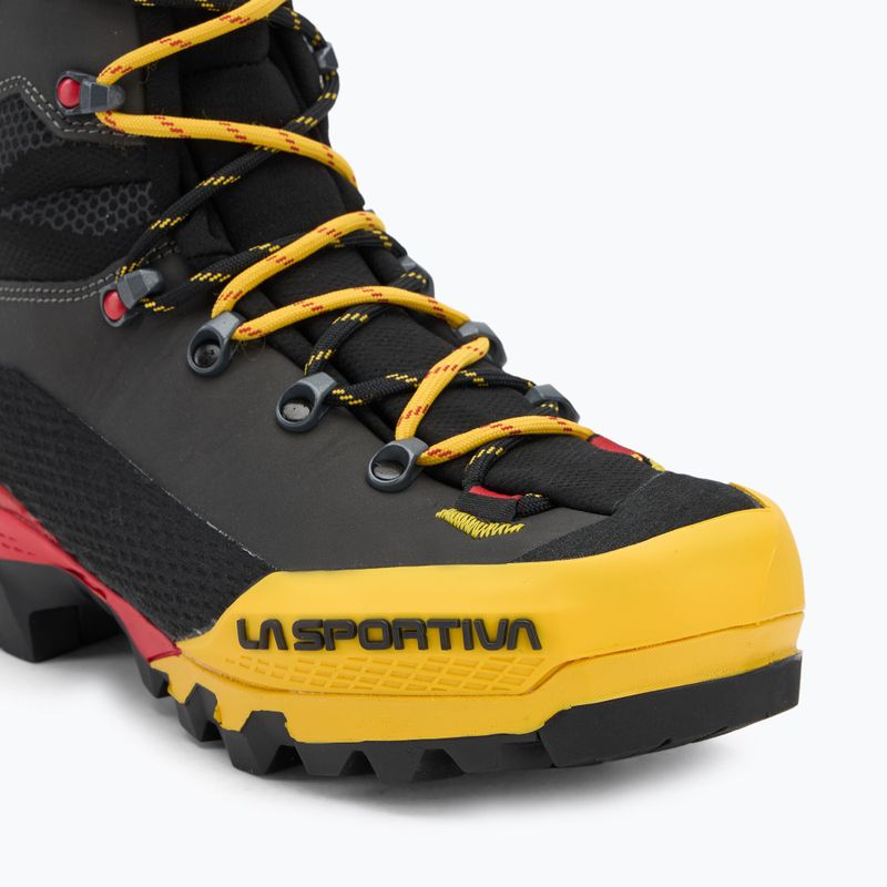 Men's mountaineering boots La Sportiva Aequilibrium LT GTX black/yellow 7