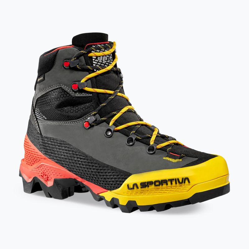 Men's mountaineering boots La Sportiva Aequilibrium LT GTX black/yellow 8