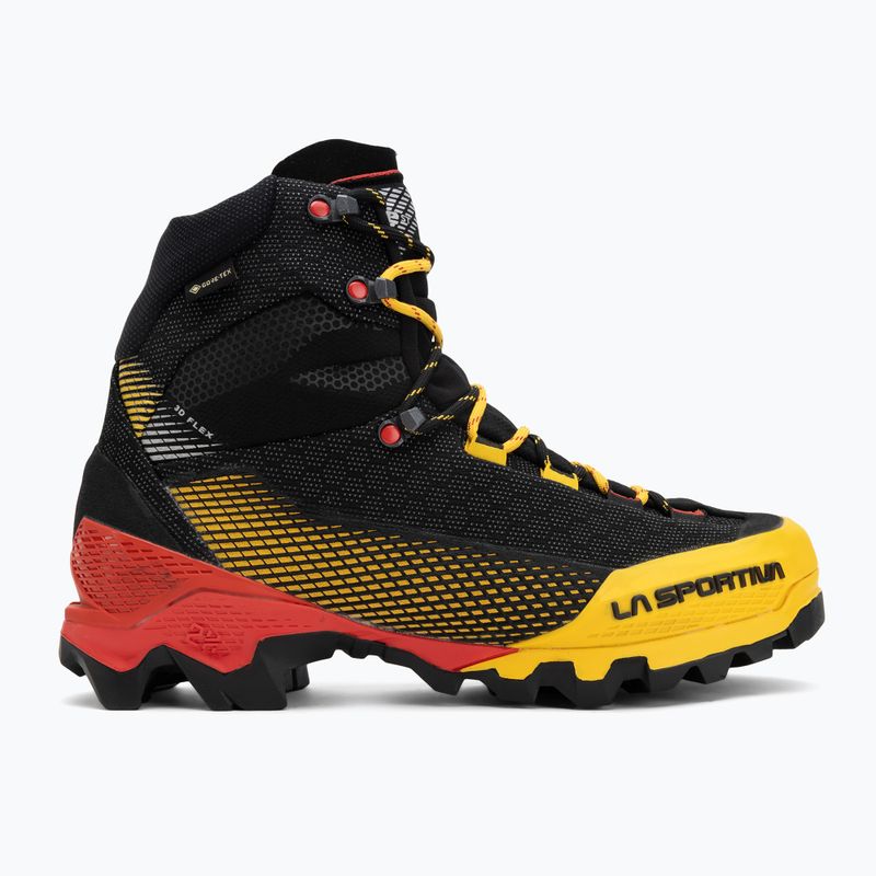 Men's mountaineering boots La Sportiva Aequilibrium ST GTX black/yellow 2