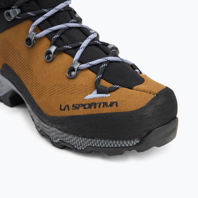 Women's trekking shoes La Sportiva Aequilibrium Trek GTX coffee/ stone-blue 7